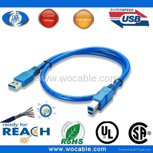 High Quality USB 3.0 Cable - A Male to B Male 2