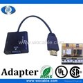 High Quality HDMI to VGA Cable Adapter Converter Male to Female UP to 1080p