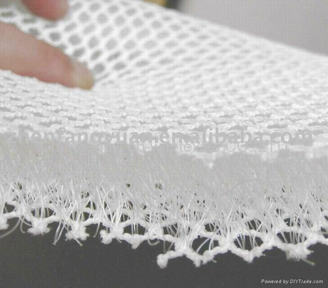 3D mesh fabric 100% polyester eyelet good compression stiffness