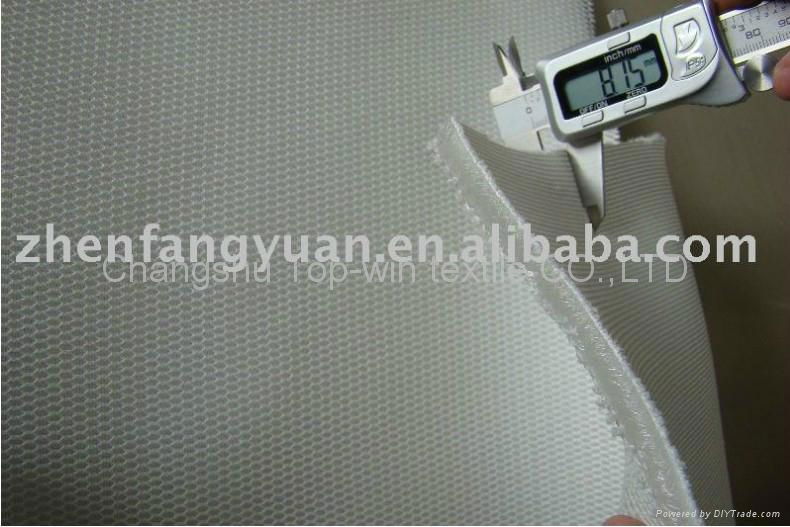 3D mesh fabric 100% polyester eyelet good compression stiffness 3