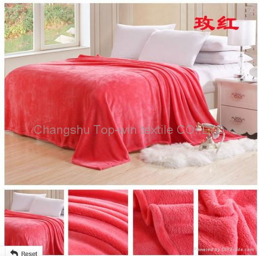 Coral fleece 100% polyester pajamas fabric cushion 3