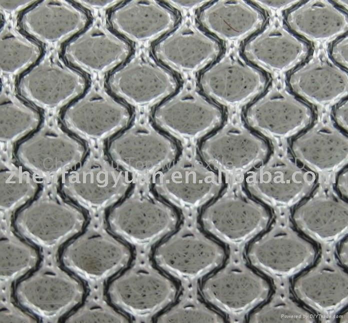  3D cushion fabirc 100% polyester SGS test eyelet style 3