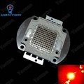 660nm deep red high power led chip 100w  1