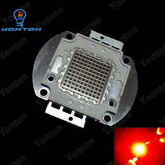 660nm deep red high power led chip 100w 