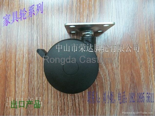 100mm Furniture Casters(Swivel With Brake) 2