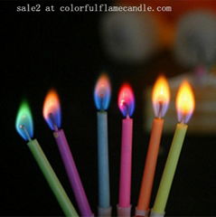 Hot sale product colored flame birthday candle