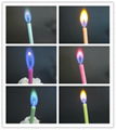 Wholesale colored flame birthday candle 2