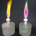 Colored flame oil candle 2