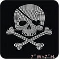 Custom Skull Crossbones Rhinestone