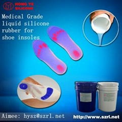 silicone rubber for shoe insoles