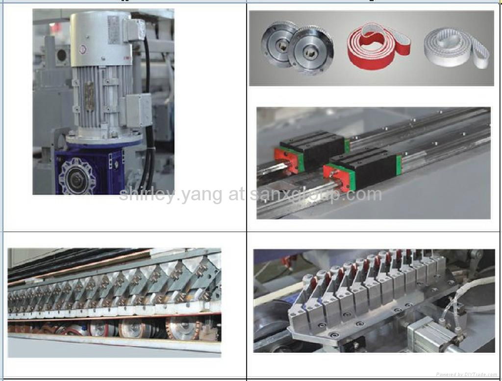 straight line double glass pencil edging machine 3