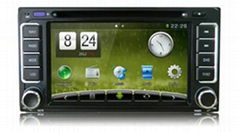  Toyota universal quad core android 4.2 car dvd player