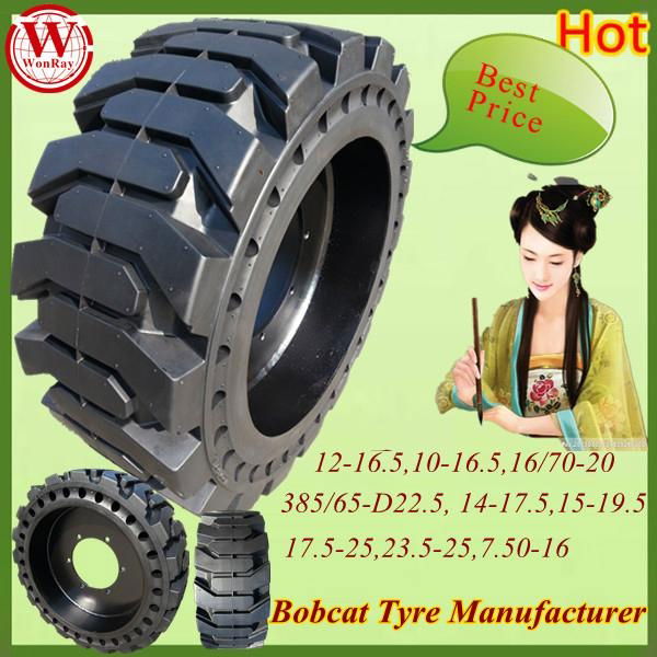 Skid Steer Solid Tires 10-16.5