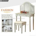 Antique dressing table with stool 2