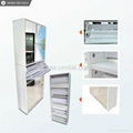 mirror shoe cabinet with five drawers 3