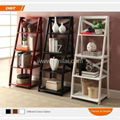 2014 MDF bookshelf decorative ladders in living Room 2