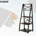 2014 MDF bookshelf decorative ladders in living Room 4