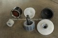 Motor transmitted impeller good looking appearance CQB100-65-200F Magnetic pump 3