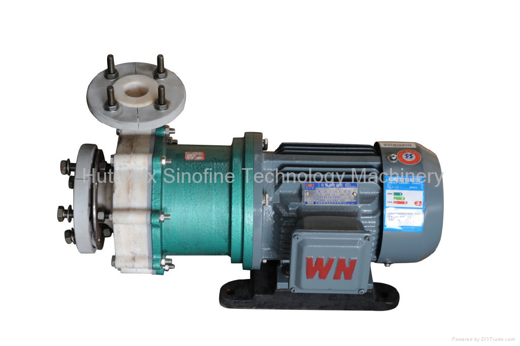 60KW power 60% efficiency energy saving CQB80-65-160FA magnetic pump with excell 2