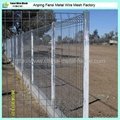 Hot dipped galvanized roll top fence 5