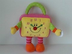 Plush clock with Musical 