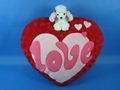 17‘’ Plush Heart Cushion