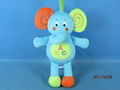 Plush elephant with music box 3