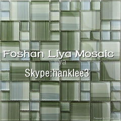 Glass mosaic tiles