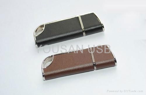 New coming leather usb flash drive