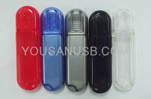 Transparent mini usb flash drive 2