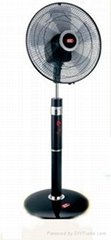 16" "8"oscillation stand fan with LED display