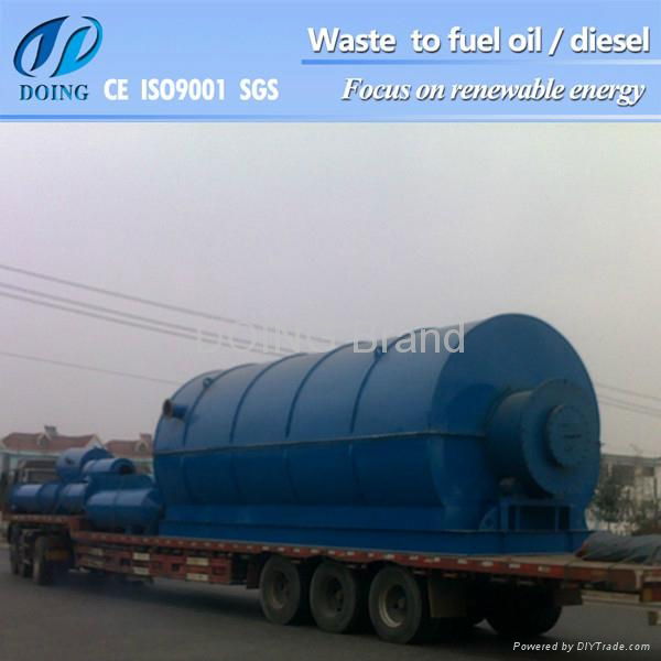 Higtest Quality waste tire pyrolysis plant in Mexico country