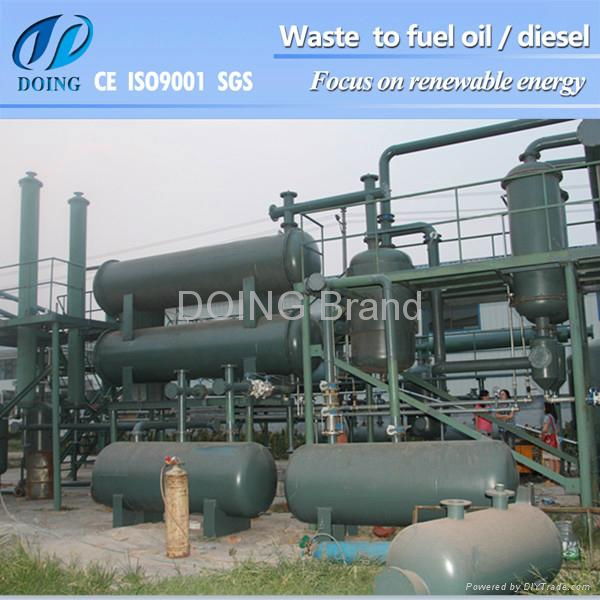 DOING waste tire pyrolysis plant with mature technology China supplier