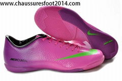 Mercurial Vapor IX TF Chaussures Foot Pas Cher rose