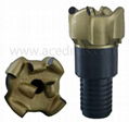 Non-coring PDC drill bits