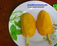 IQF Mango Half Cut with stick