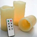 led wax candle