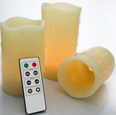 led wax candle