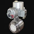 Motor Operated V-port Ceramic Ball Valve 1