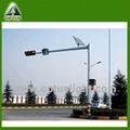 Solar traffic light system, solar led