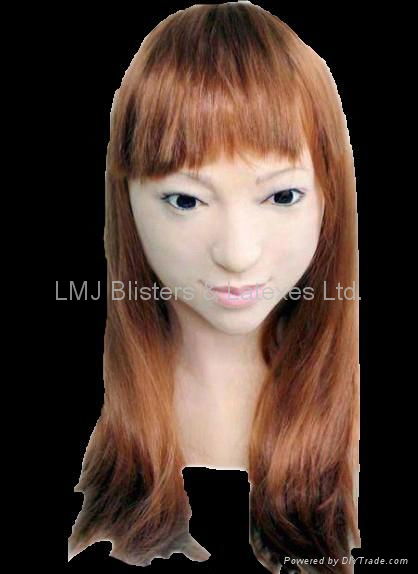 Realistic female mask