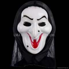 halloween mask with hood