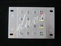 IP65 rated kiosk metal numeric keypad