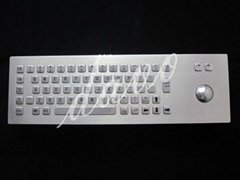  Metal keyboard mouse with trackball size 400*124(mm)