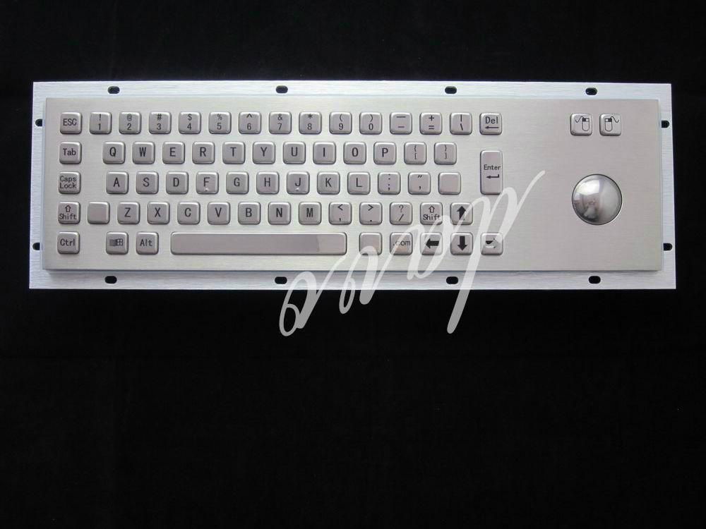 IP65 Industrial  kiosk keyboard  size 392*110(mm)