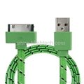 Fabric USB Charging Data Cable for iPhone4/4S 4