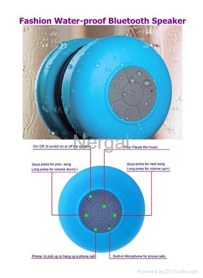 new design of mini bluetooth waterproof speaker 3