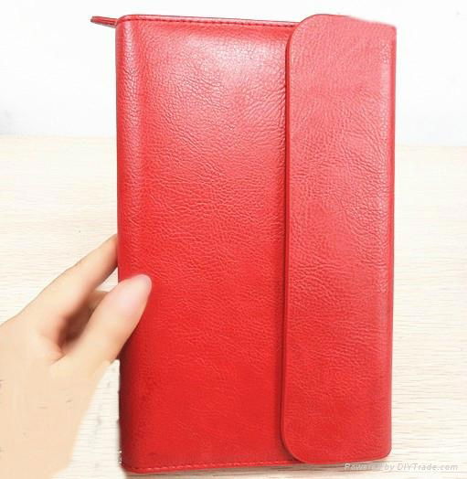 patent leather  portfolio/folder