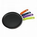 aluminum nonstick pizza pan with induction bottom 1