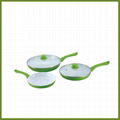 aluminum 5pcs fry pan set with lid 1